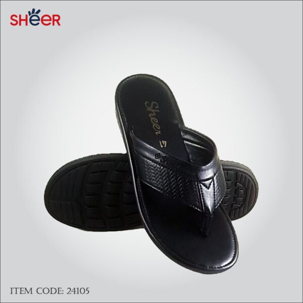 Sheer Men Leather Flipflop