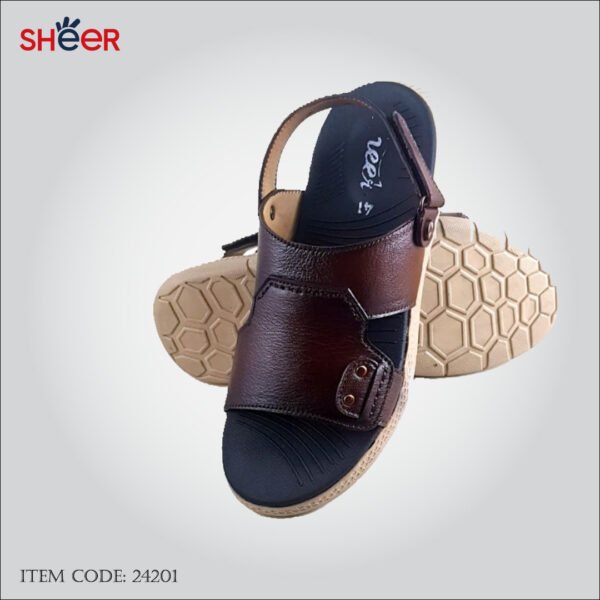 Sheer Men Leather Sandals