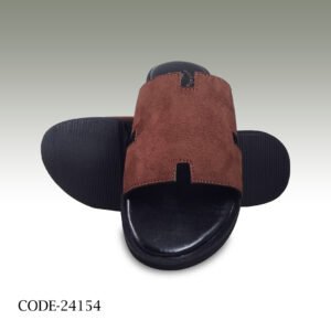 Sheer Leather Sliper